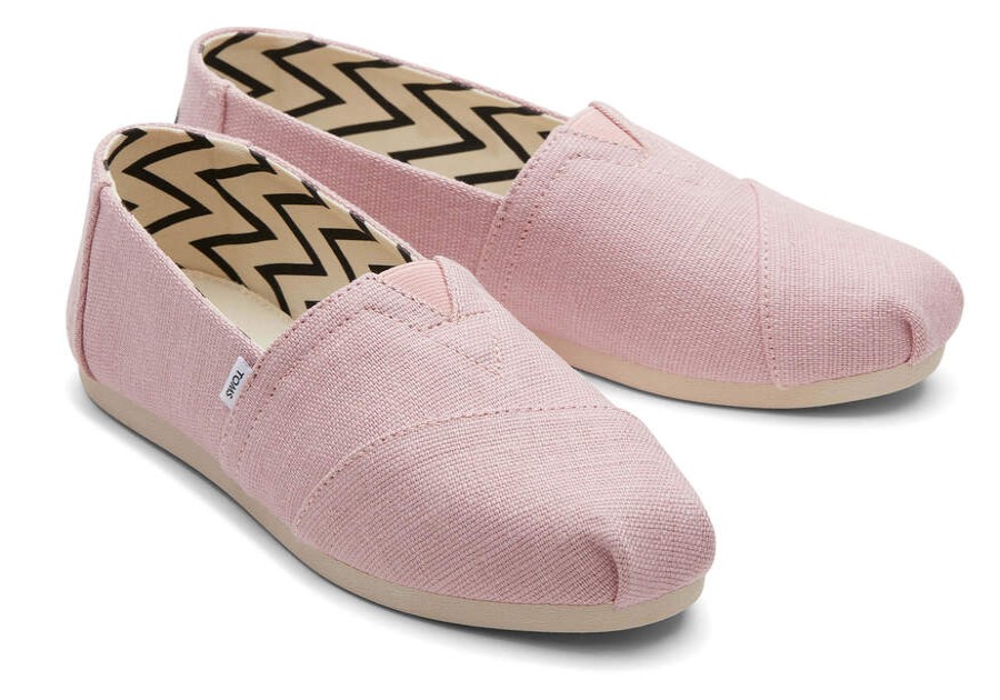 TOMS Alpargatas | Women'S Pink Eco Heritage Canvas Alpargatas | Toms