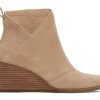 TOMS Boots & Booties | Women'S Natural Suede Sutton Boots | Toms