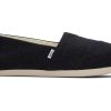 TOMS Alpargatas | Women'S Black Eco Refibra Diamond Pattern Woven Alpargatas | Toms