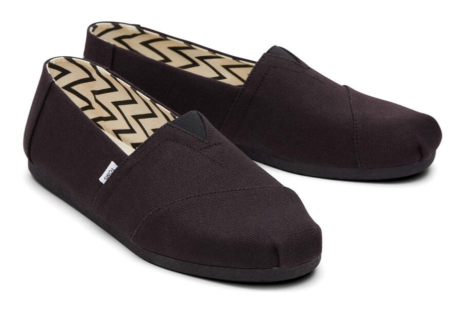 TOMS Matching Styles | Mens Black Black Alpargata Canvas Shoe | Toms | Toms