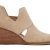 TOMS Boots & Booties | Women'S Oatmeal Kallie Cutout Suede Wedge Bootie | Toms