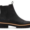 TOMS Boots & Booties | Dakota Boot Black Water Resistant Leather Ortholite | Toms