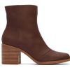 TOMS Boots & Booties | Women'S Brown Leather Evelyn Boots | Toms