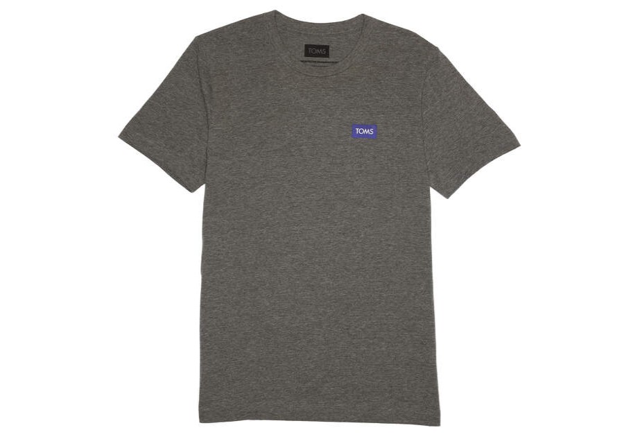 TOMS Sale | Dark Heather Grey T Shirt Uni | Toms | Toms