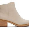 TOMS Boots & Booties | Women'S Beige Marina Leather Boot | Toms