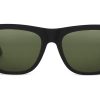 TOMS Sunglasses | Traveler Dalston Matte Black Polarized Green Lens | Toms