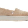 TOMS Alpargatas | Women'S Natural Micro Corduroy Alpargatas | Toms