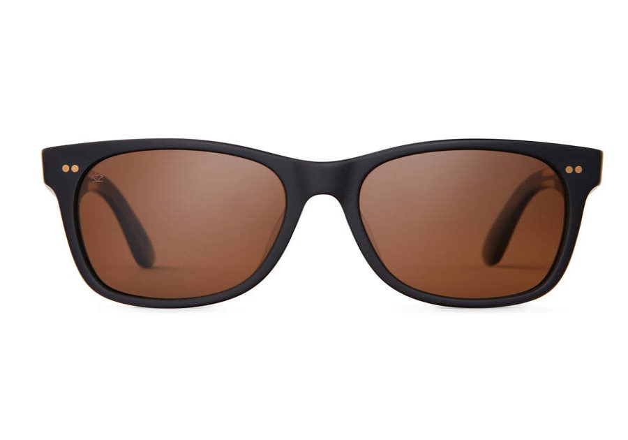 TOMS Sunglasses | Beachmaster 301 Matte Black Zeiss Polarized Sunglasses | Toms