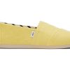 TOMS Alpargatas | Women'S Yellow Alpargata Heritage Canvas Espadrille Slip On | Toms