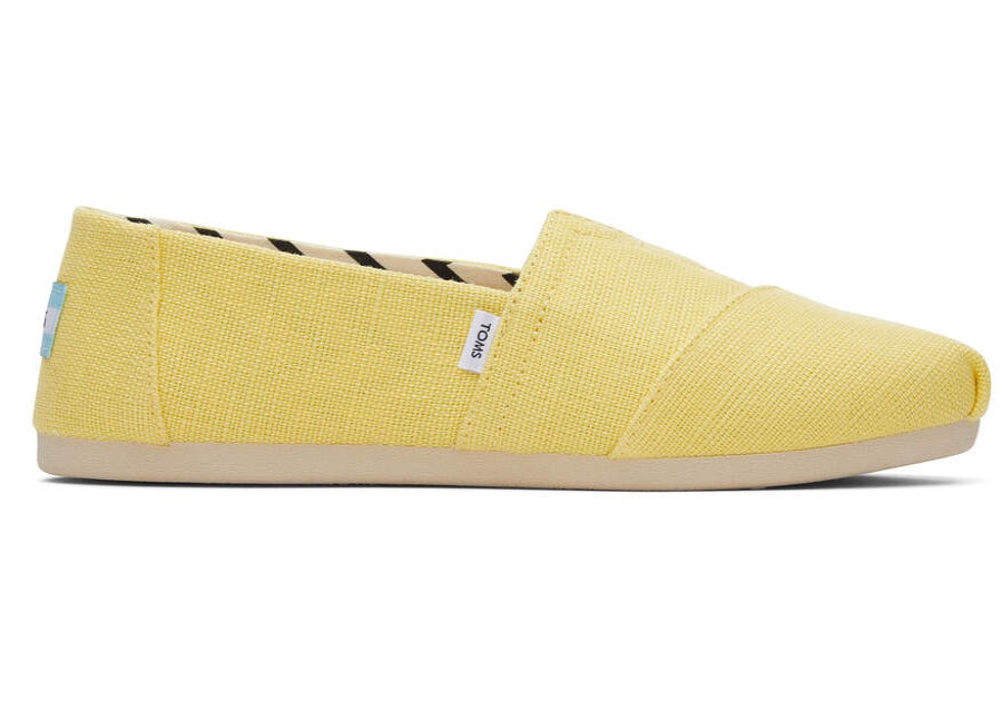 TOMS Alpargatas | Women'S Yellow Alpargata Heritage Canvas Espadrille Slip On | Toms