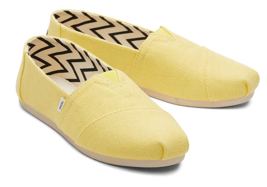 TOMS Alpargatas | Women'S Yellow Alpargata Heritage Canvas Espadrille Slip On | Toms