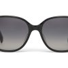 TOMS Sunglasses | Sandela Shiny Black Grey Polarized Lens | Toms