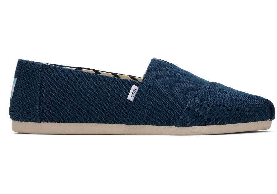 TOMS Earthwise | Men'S Blue Heritage Canvas Alpargatas | Toms