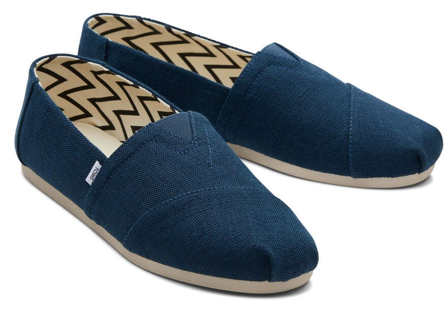 TOMS Earthwise | Men'S Blue Heritage Canvas Alpargatas | Toms