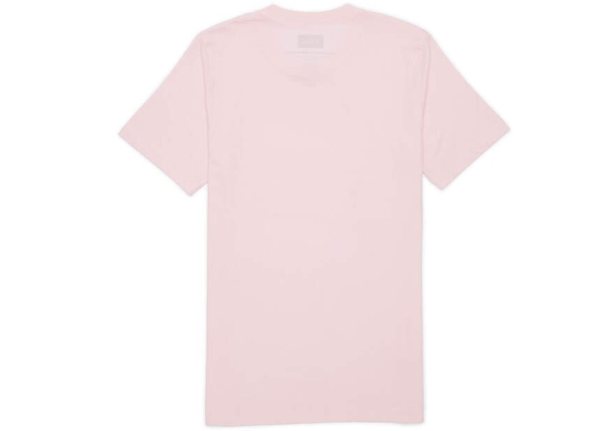 TOMS Tees | Short Sleeve Pink Stacked Logo Tee | Toms