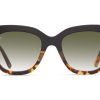 TOMS Sunglasses | Womens Sunglasses Black Tortoise Fade With Deep Olive Gradient Lens Sloane | Toms | Toms