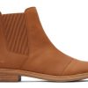 TOMS Boots & Booties | Women'S Brown Charlie Leather Boot | Toms