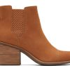 TOMS Boots & Booties | Everly Boot Brown Leather Ortholite | Toms