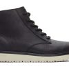 TOMS Winter Essentials | Men'S Black Water Resistant Leather Navi Trvl Lite Ranger Boots | Toms