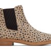 TOMS Boots & Booties | Women'S Natural Charlie Animal Printed Suede Boot | Toms