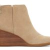 TOMS Boots & Booties | Women'S Natural Suede Clare Boots | Toms