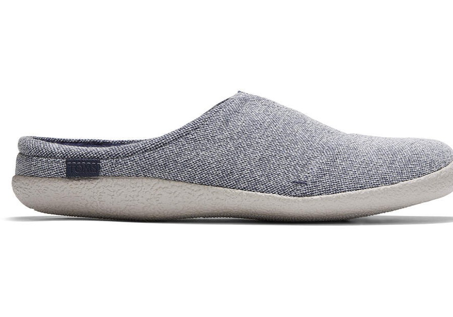 TOMS Cozy Shop | Mens Berkeley Blue Slipper | Toms