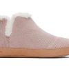 TOMS Slippers | Women'S Pink Metallic Waffle Lola Slippers | Toms