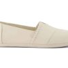 TOMS Exclusives | Womens Alpargata Cream Leather Espadrille | Toms