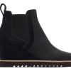 TOMS Boots & Booties | Women'S Black Maddie Leather Suede Boot | Toms