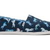 TOMS Exclusives | Women'S Blue Watercolor Ombre Unicorns Alpargatas | Toms