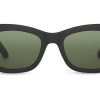 TOMS Sunglasses | Traveler Paloma Matte Black Bottle Green Lens | Toms