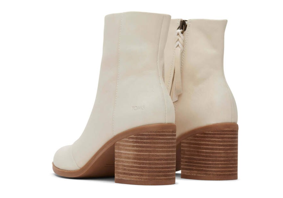 TOMS Boots & Booties | Women'S Natural Leather Evelyn Boots | Toms