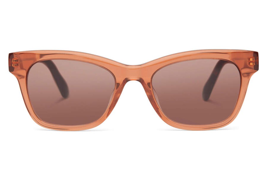 TOMS Sunglasses | Women'S Brown Red Margot Sunglasses | Toms