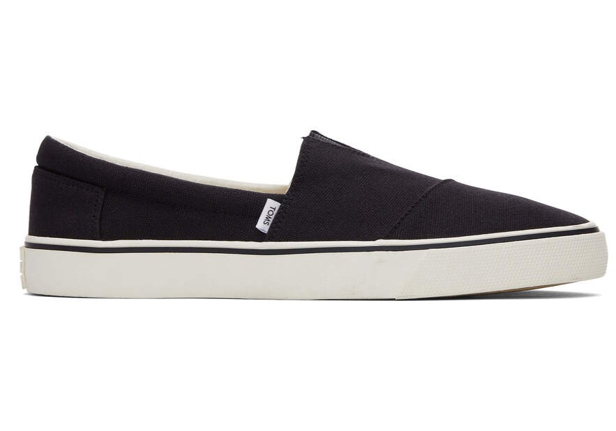 TOMS Slip Ons | Women'S Fenix Black Slip On Sneaker | Toms