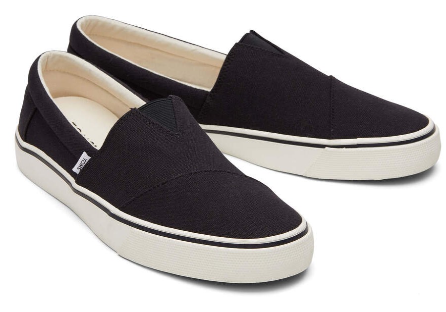 TOMS Slip Ons | Women'S Fenix Black Slip On Sneaker | Toms