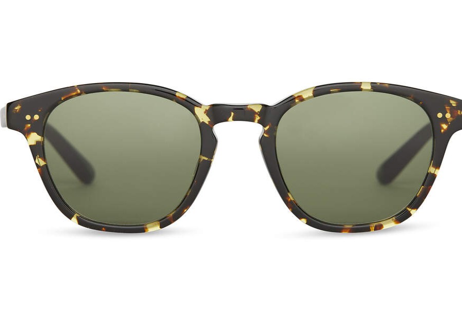 TOMS Earthwise | Wyatt Eco Havana Bottle Green Lens | Toms