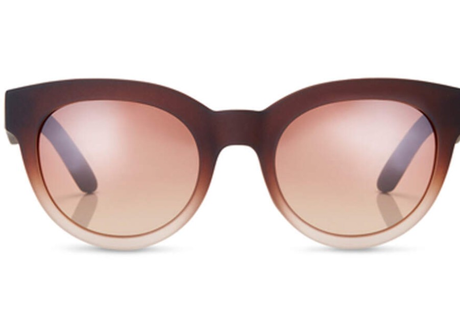 TOMS Sunglasses | Traveler Florentin Matte Ombre Light Brown Lens | Toms