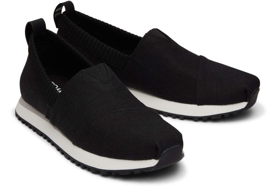 TOMS Earthwise | Men'S Black Heritage Canvas Resident Sneakers | Toms