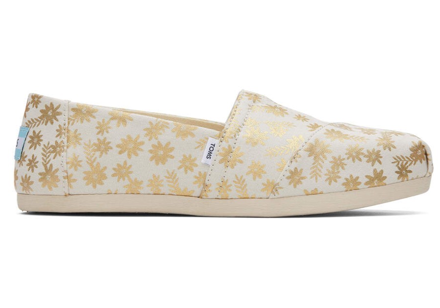 TOMS Alpargatas | Women'S Alpargata Natural Floral Espadrille Slip On | Toms