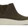 TOMS Platforms | Women'S Green Jamie Slip On Suede Corduroy Sneaker Shoe | Toms