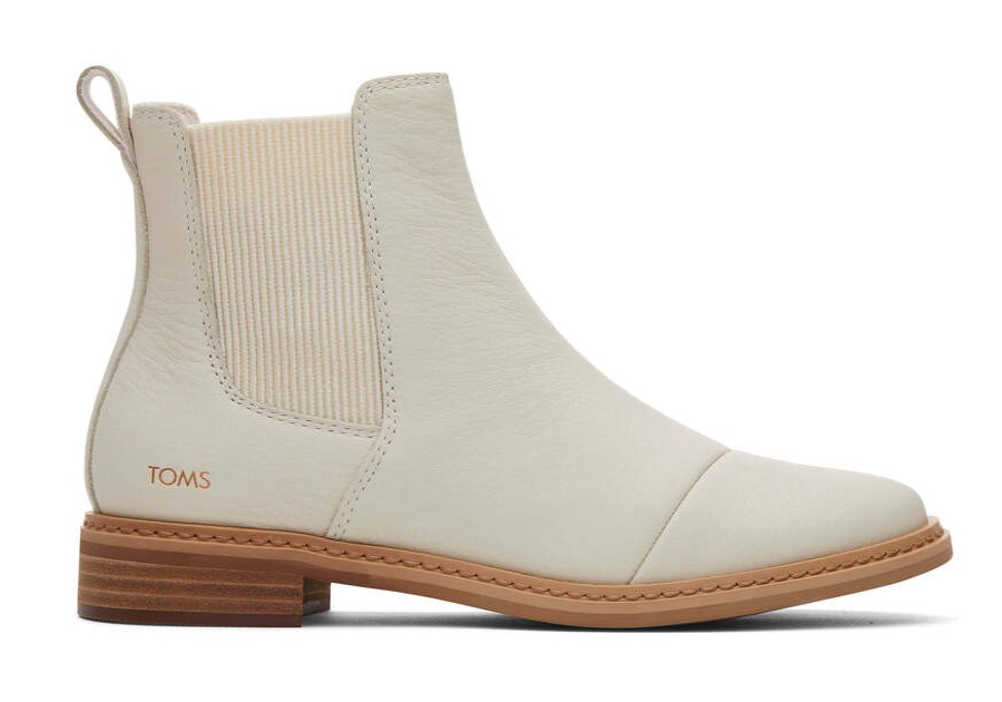 TOMS Boots & Booties | Women'S Natural Leather Charlie Boots | Toms