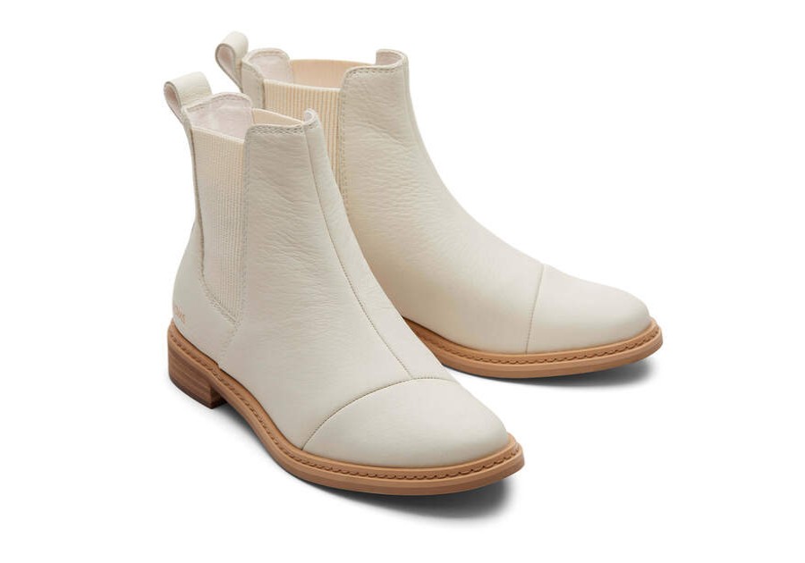 TOMS Boots & Booties | Women'S Natural Leather Charlie Boots | Toms