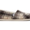 TOMS Exclusives | Women'S Natural Plaid Faux Fur Alpargatas | Toms