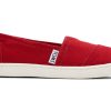 TOMS Matching Styles | Red Canvas Toms Youth Classics 2.0 | Toms