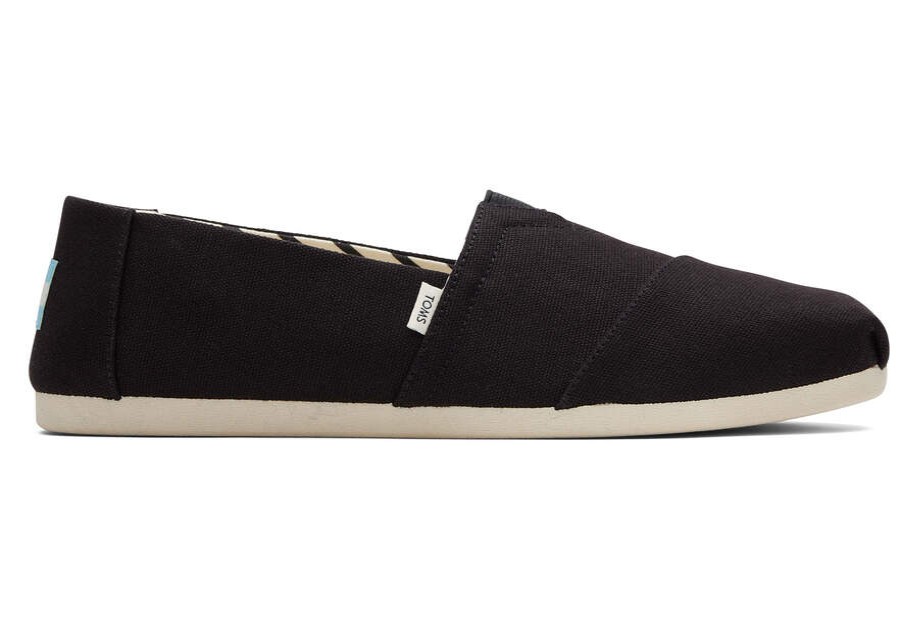 TOMS Earthwise | Mens Black Alpargata Canvas Shoe | Toms | Toms