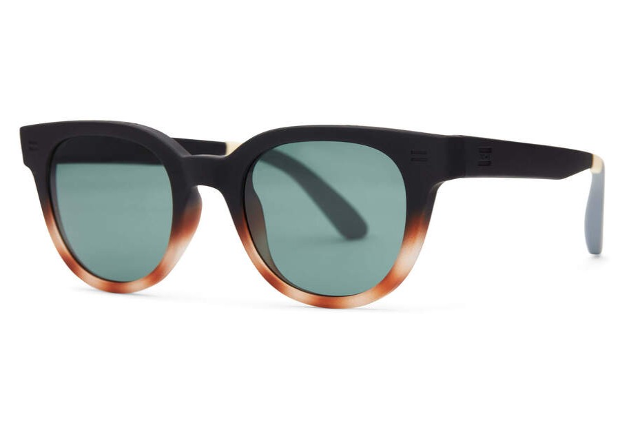 TOMS Sunglasses | Uni Grey Tortoise Print Rhodes Traveler Sunglasses | Toms