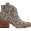 TOMS Boots & Booties | Women'S Natural Mini Cheetah Suede Constance Boots | Toms