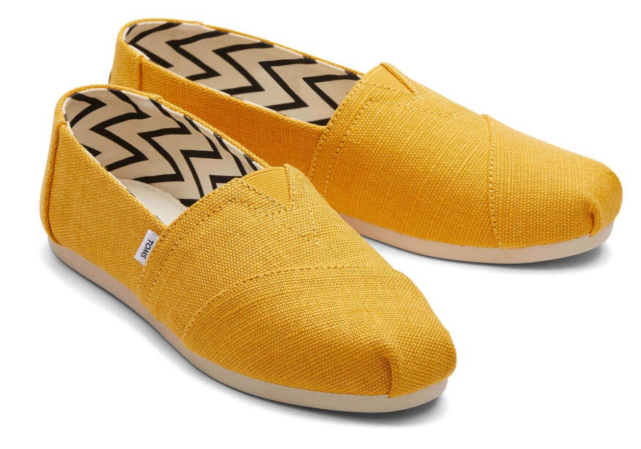 TOMS Alpargatas | Women'S Orange Eco Heritage Canvas Alpargatas | Toms