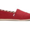 TOMS Exclusives | Womens Alpargata Red Heritage Canvas Espadrille | Toms