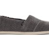 TOMS Exclusives | Women'S Grey Chenille Faux Fur Alpargatas | Toms